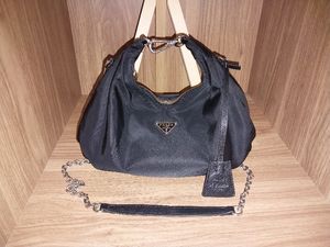 PRADA RE-EDITION 2006 SLING BAG NYLON & SAFFIANO -RARE ITEM