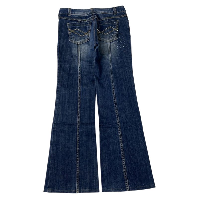Y2k bootcut jeans fading, foto 2
