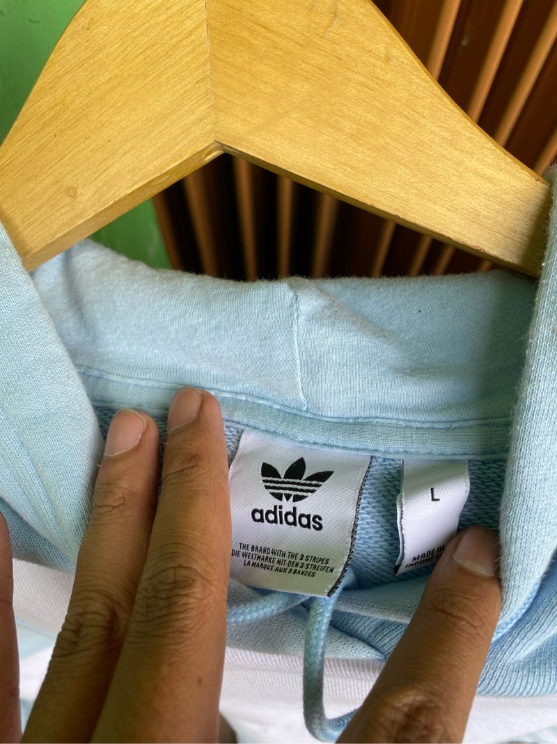 Adidas Big Logo Crop Hoodie, foto 3