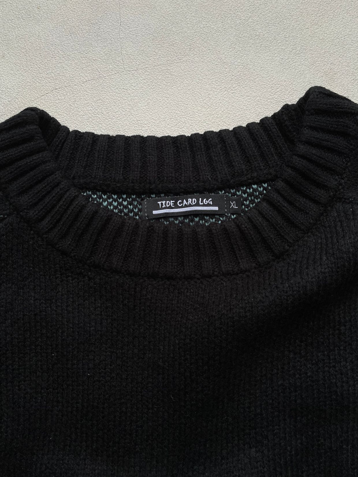 Y2K Sweatshirt Pria black blue, foto 5