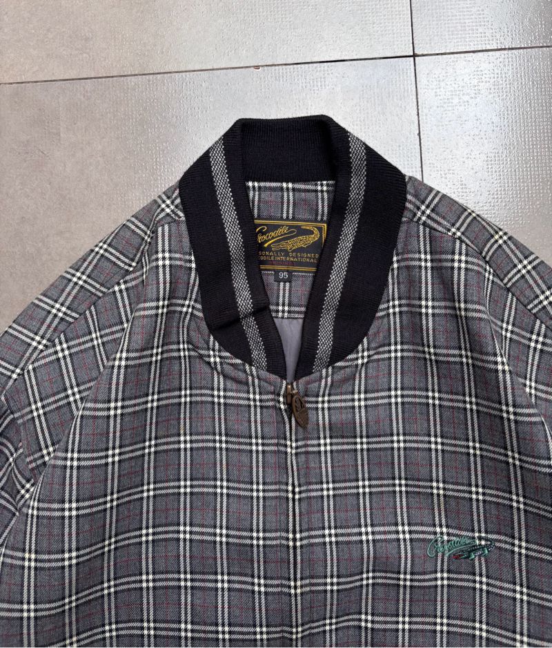 Crocodile Tartan Bomber Jacket, foto 4