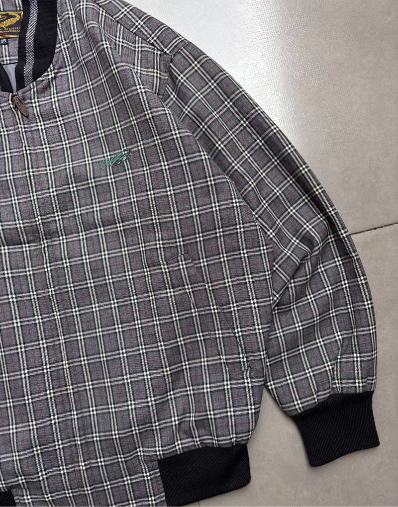 Crocodile Tartan Bomber Jacket, foto 2