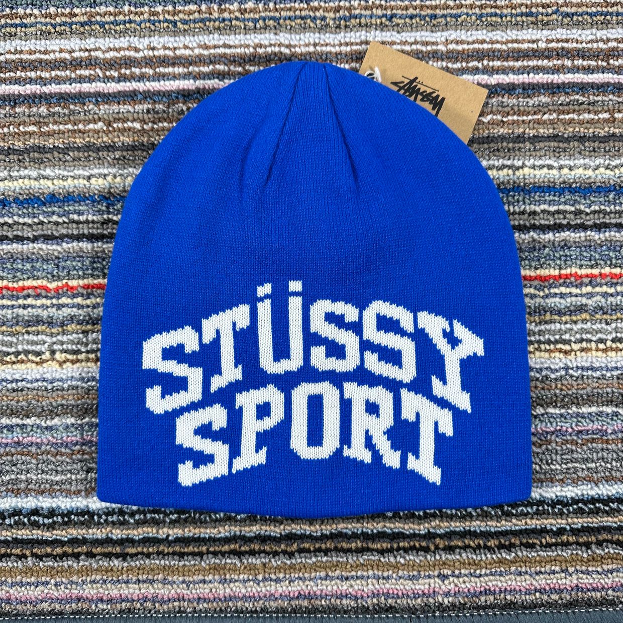 Stussy Streetwear Hat Pria blue