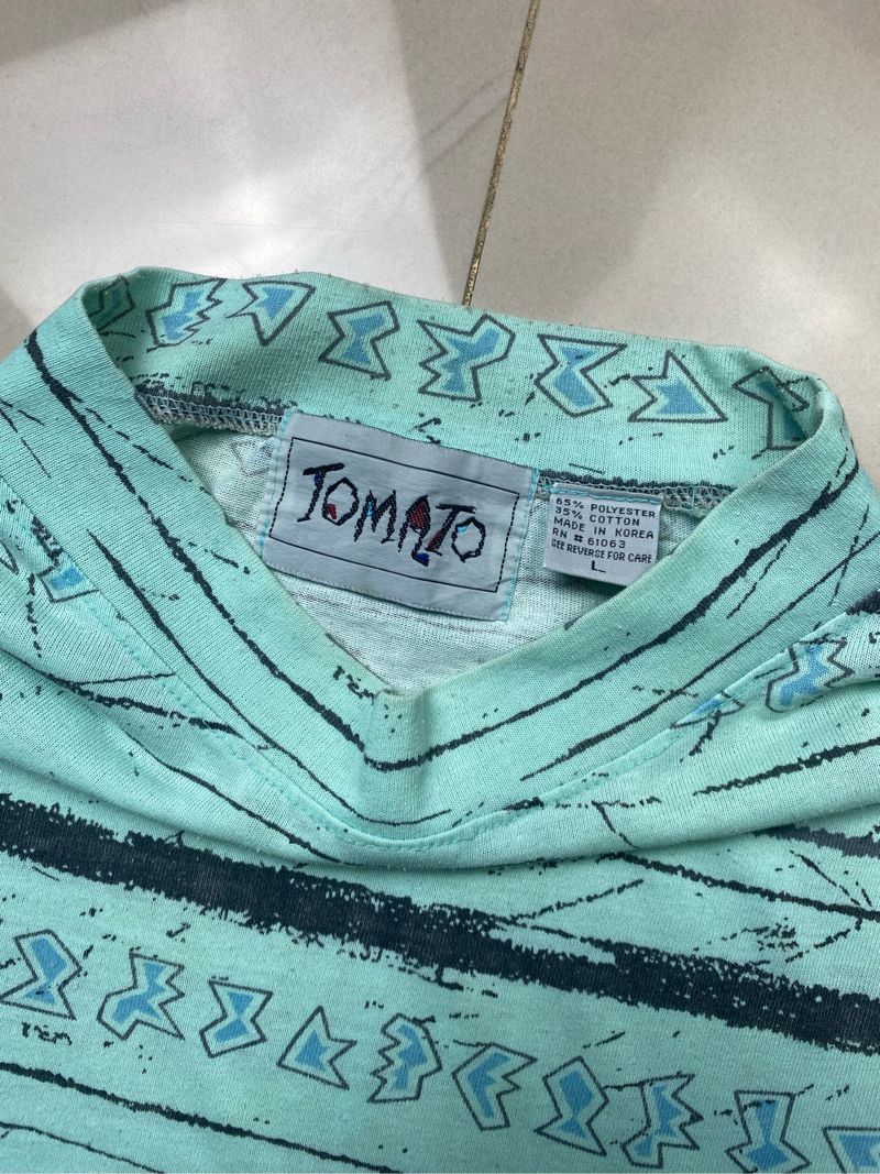 1990s Tomato Aop Patern tee, foto 6