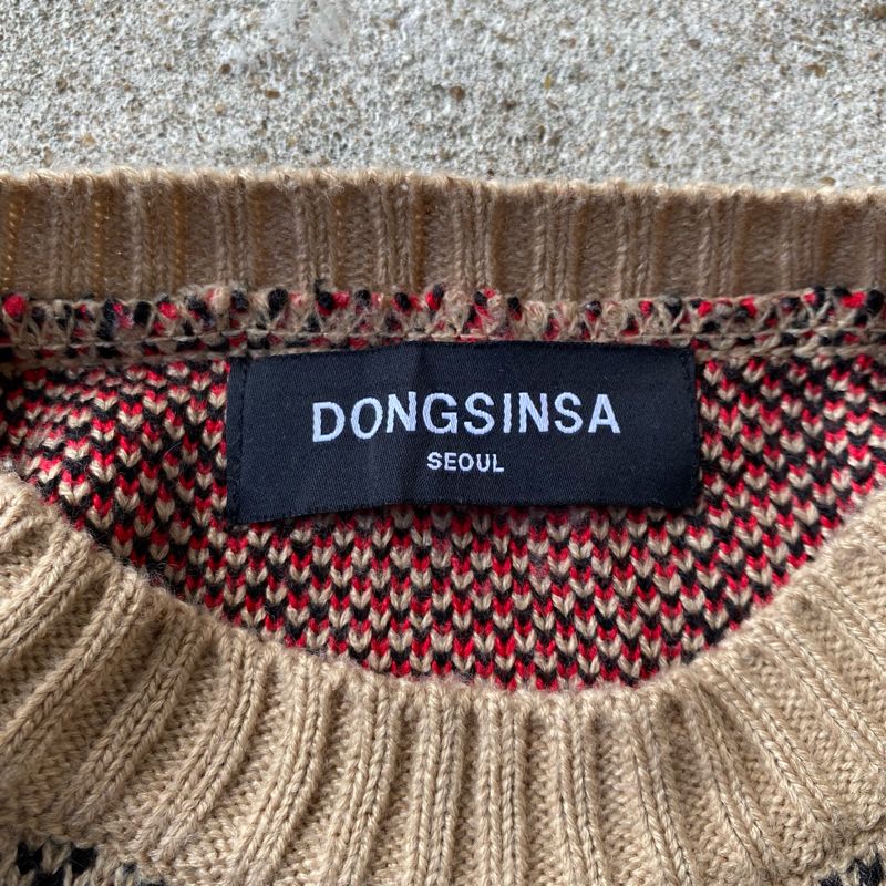 DONGSINSA PLAID KNIT SWEATER, foto 5