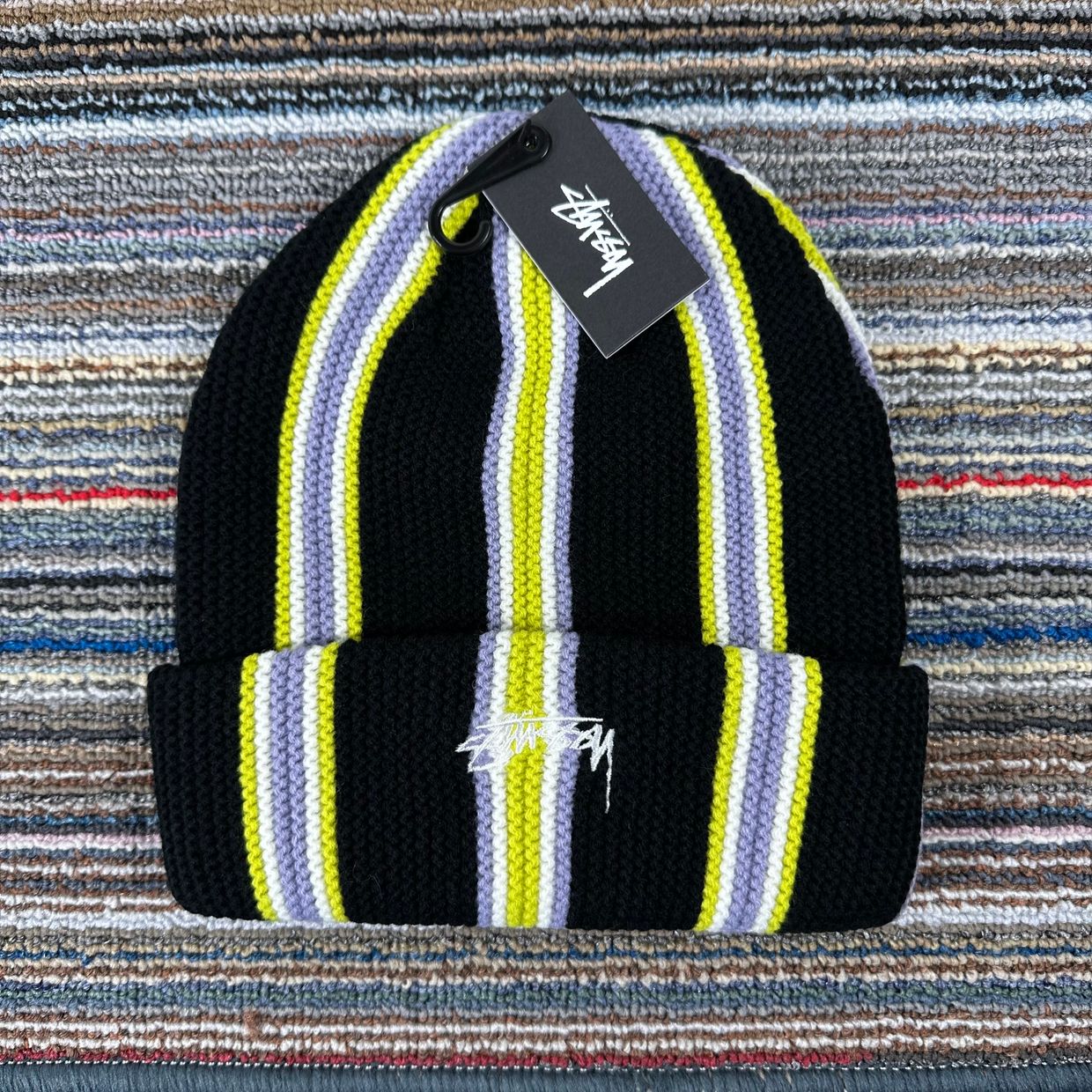 Stussy Streetwear Hat Pria black