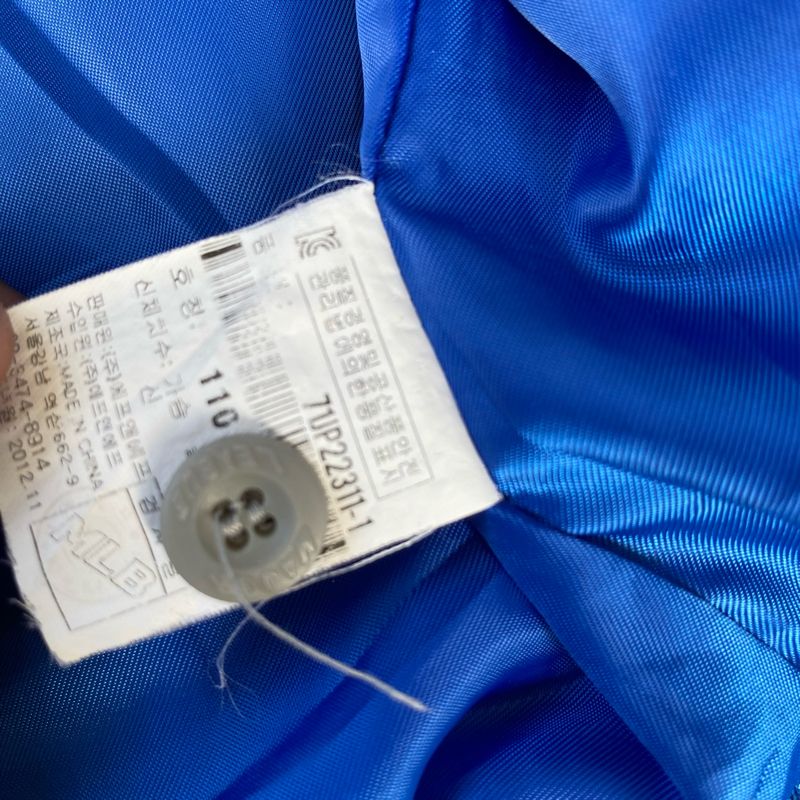 Jacket varsity bomber anak mlb biru satin keren, foto 7