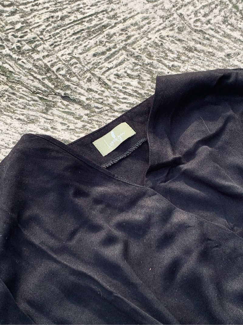 Black Short Midi Dress, foto 3