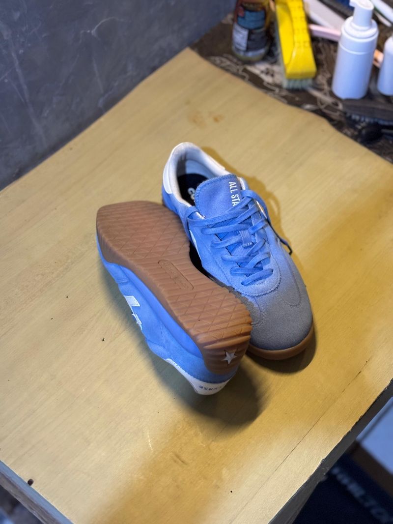 Sepatu CONVERSE RUN STAR TRAINER BLUE, foto 3