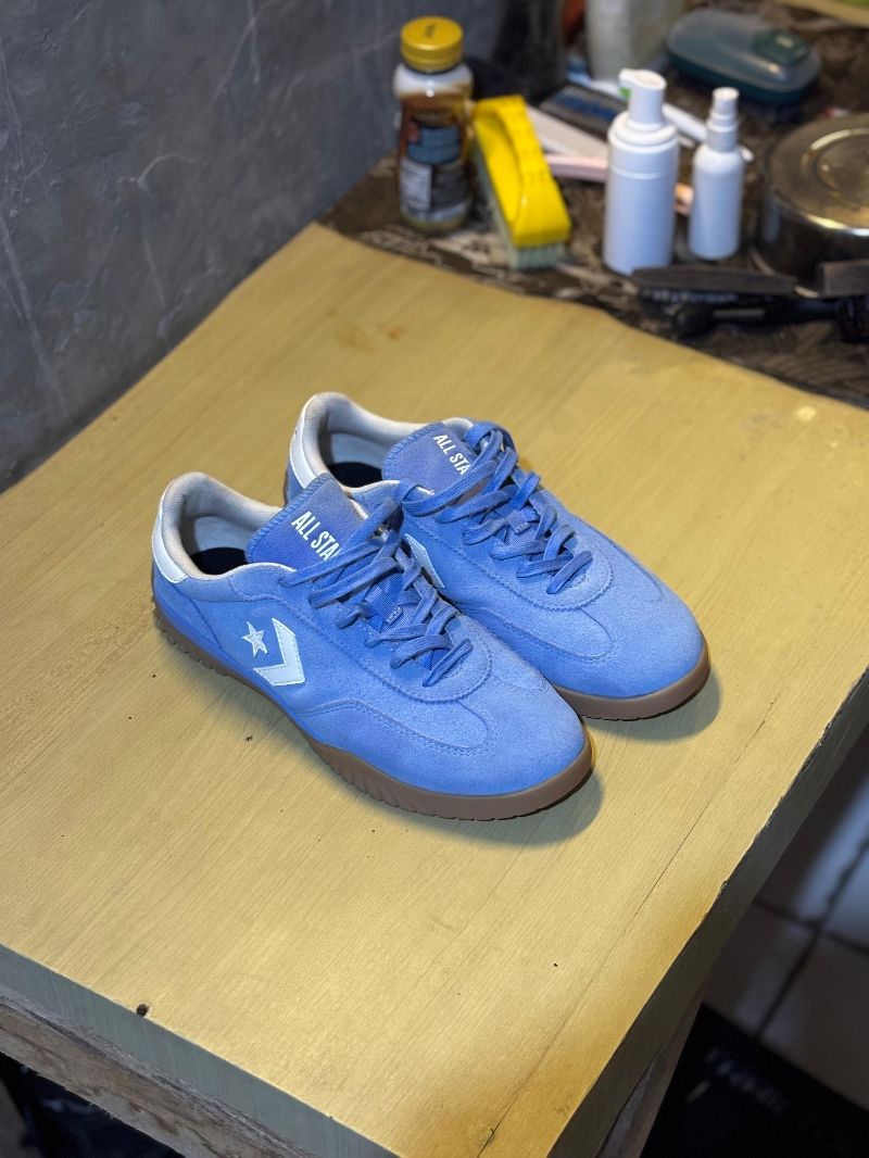 Sepatu CONVERSE RUN STAR TRAINER BLUE, foto 2