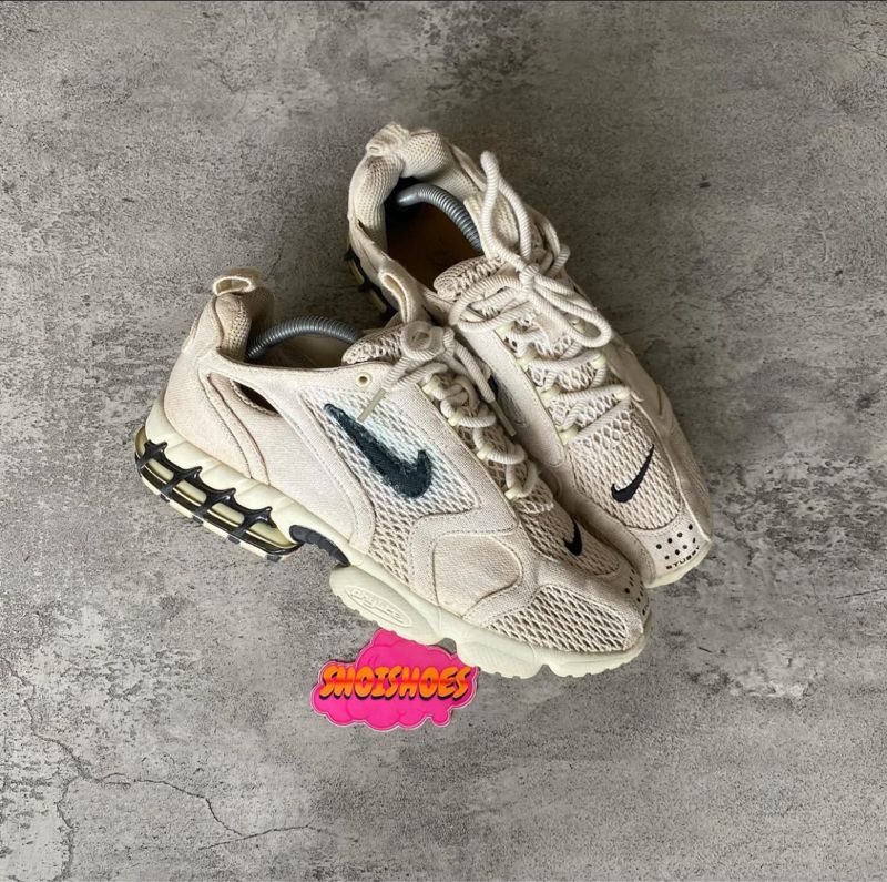 air zoom spiridon caged stussy fossil