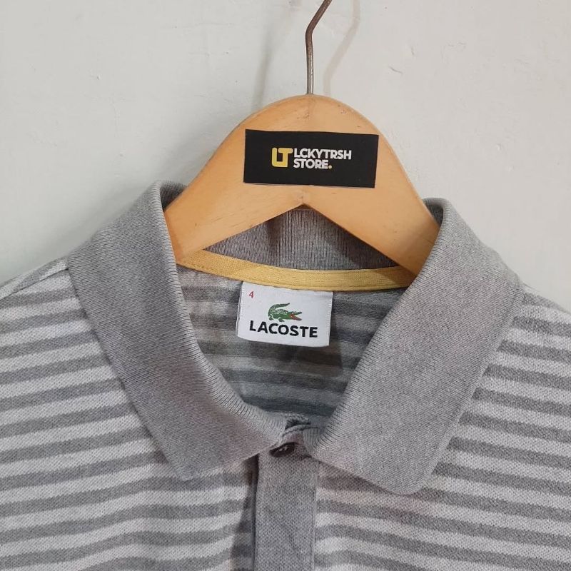 Polo shirt Lacoste stripe grey, foto 5