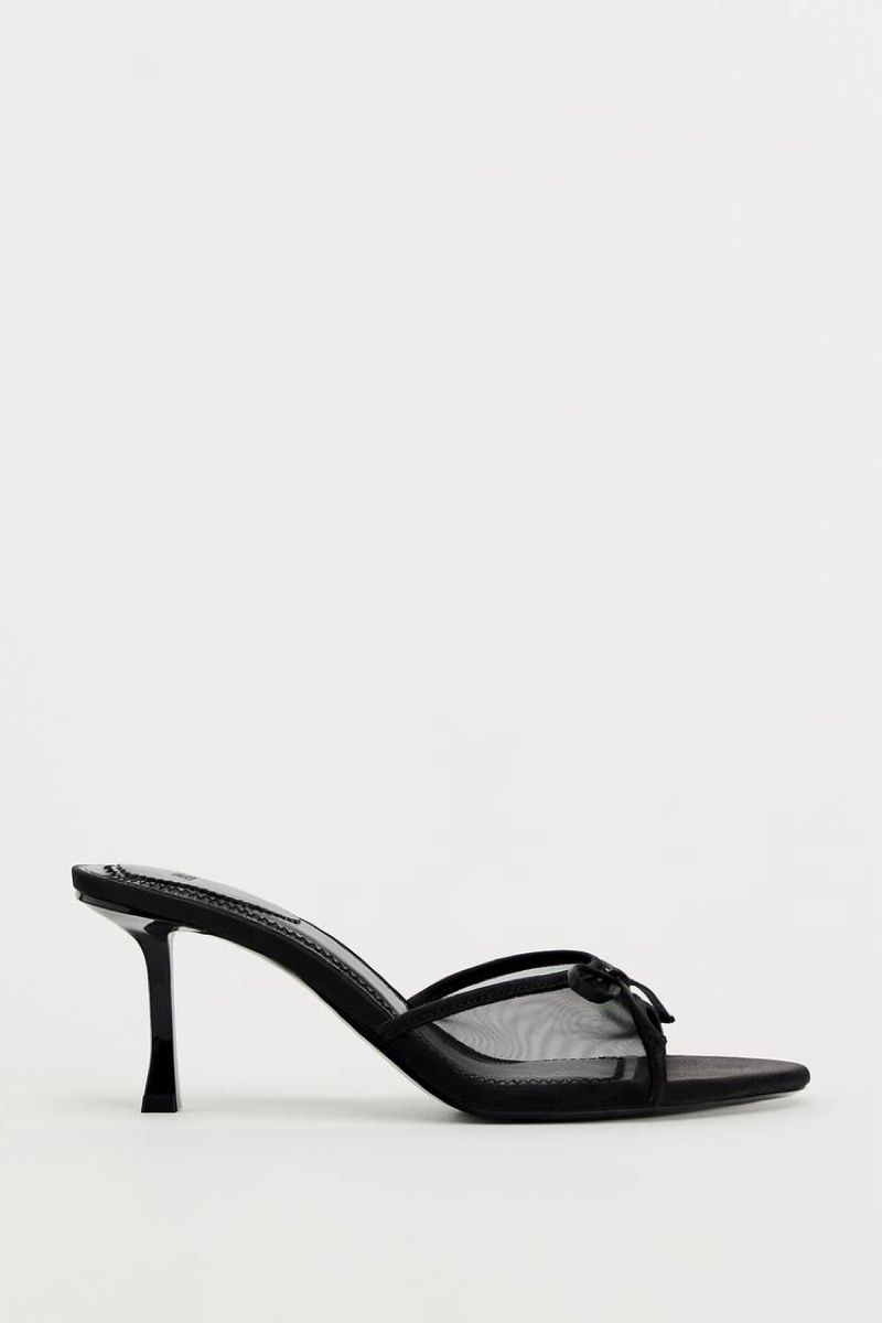 Zara Mesh Bow Heels 38, foto 8