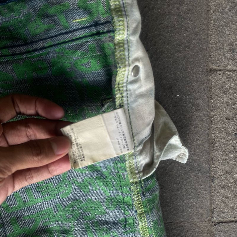 XLARGE Casual Jeans Pria green black, foto 6