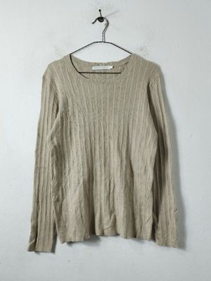 Casual Minimalist Cardigan Wanita tan