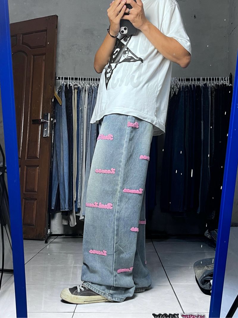 Baggy jeans “ patern pink “, foto 8