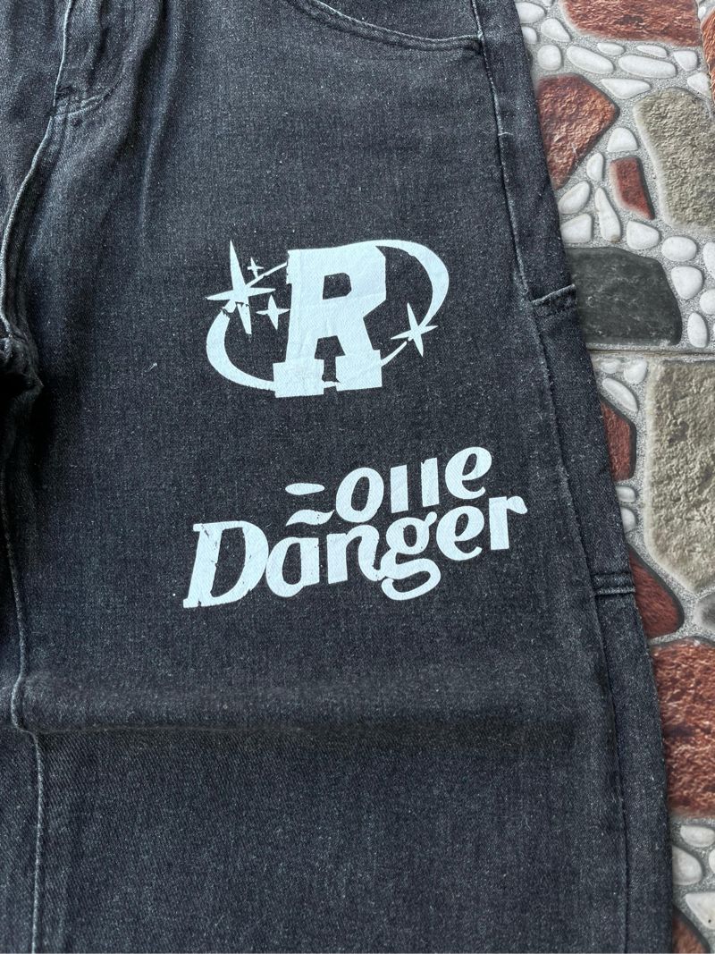 Baggy jeans Carpenter patern “ studied “, foto 6