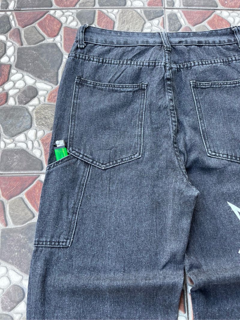 Baggy jeans Carpenter patern “ studied “, foto 8