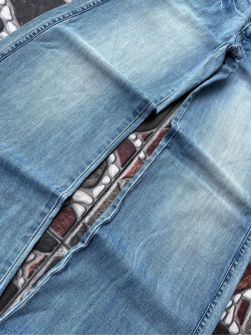 Baggy jeans blue washed, foto 6