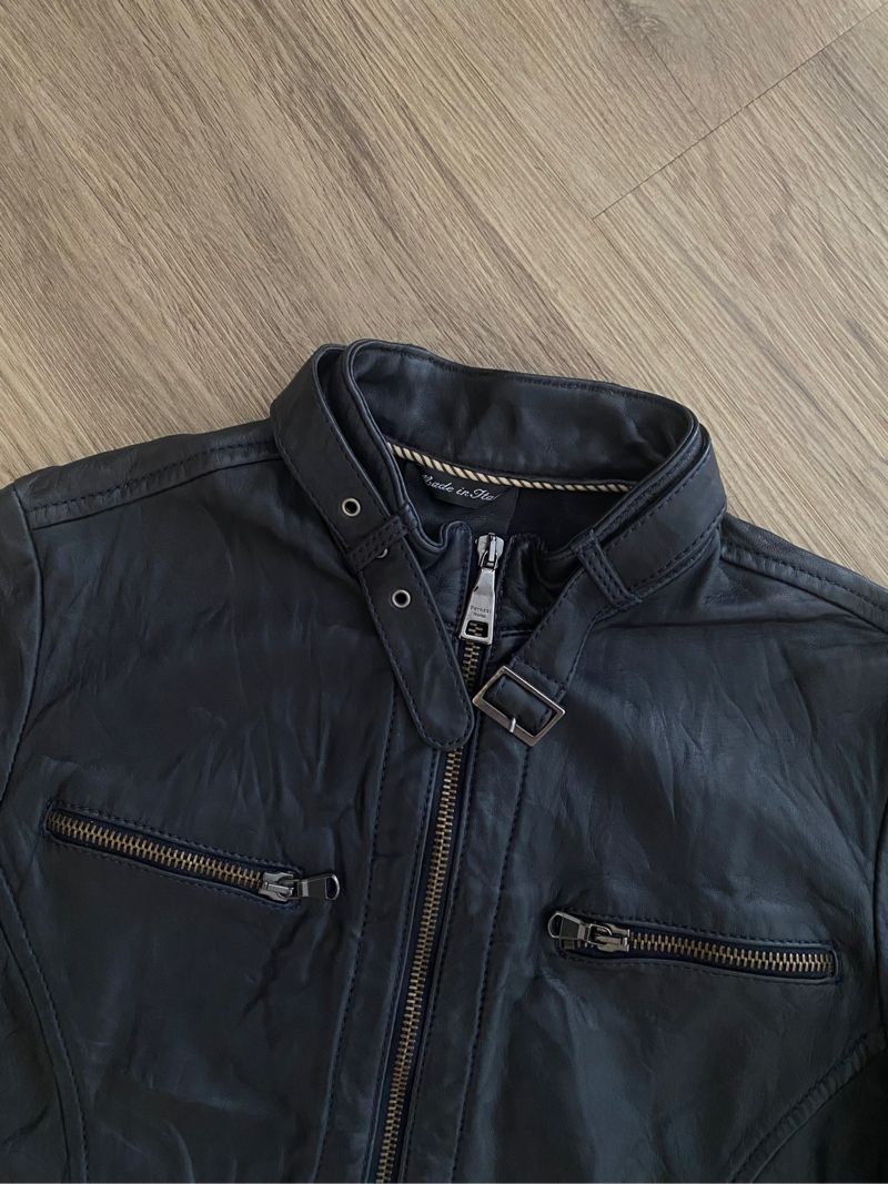 PERUZZI ITALY  CAFERACER LEATHER JACKET, foto 2