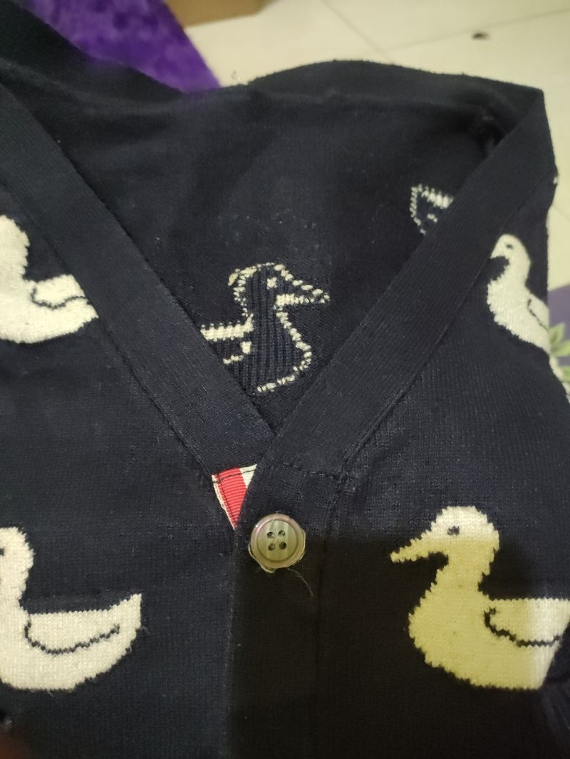 Cardi Bebek Navy Preloved BKK premium, foto 3