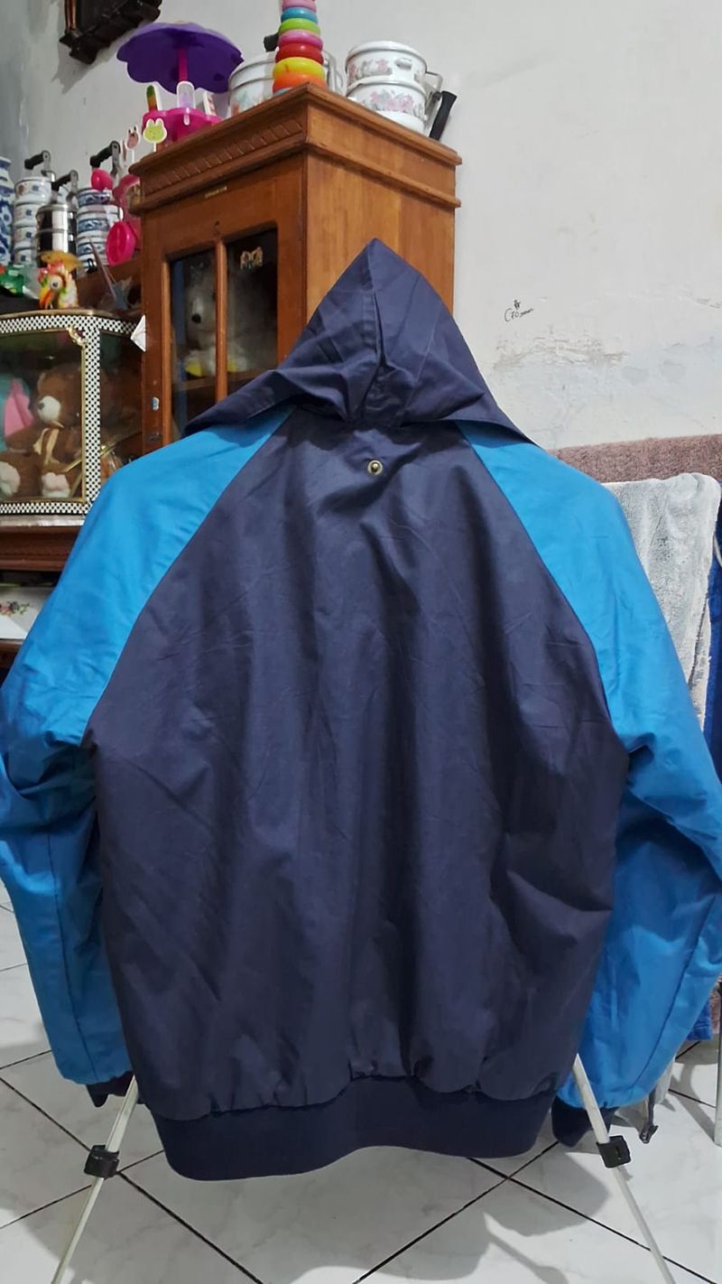 Ellesse Casual Biker Bomber jacket Pria blue red, foto 5