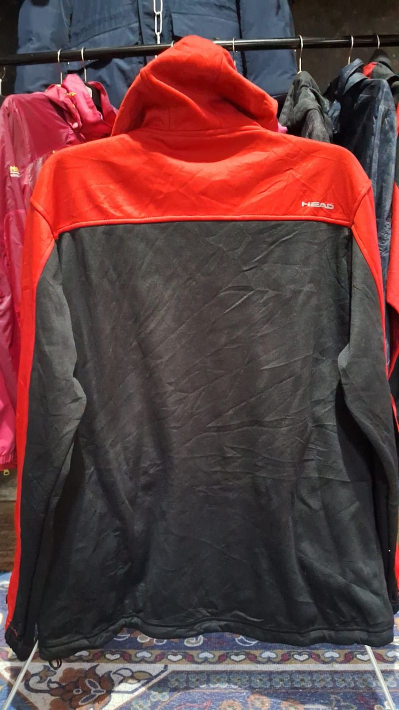 Head Sportswear Track jacket Pria black red, foto 4