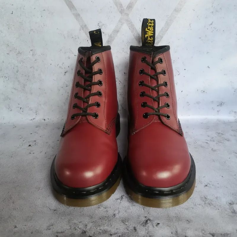 Dr martens 101 red cherry 6 hole, foto 3