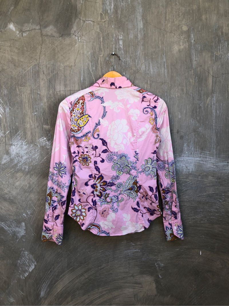 Etro Milano Button Up Batik Pattern, foto 6