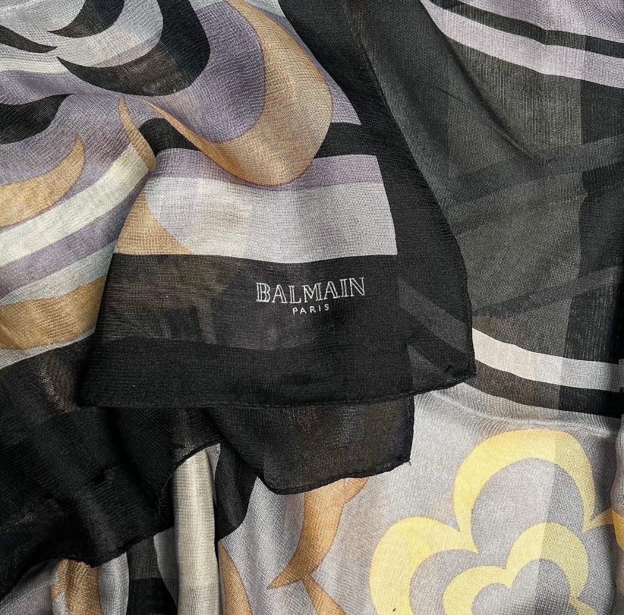 Balmain Luxury Scarf Wanita multicolor, foto 4