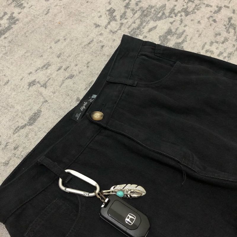 66irls black loose jeans, foto 5