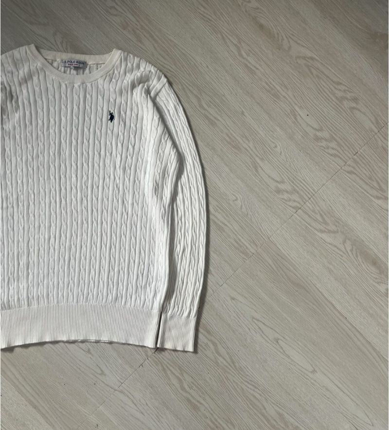 uspa polo cable knitwear, foto 5