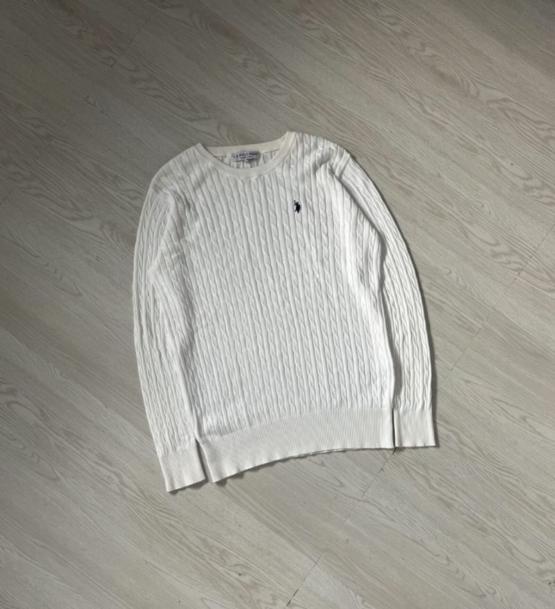 uspa polo cable knitwear, foto 2