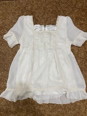 Cottagecore white top