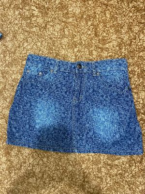 Denim miniskirt