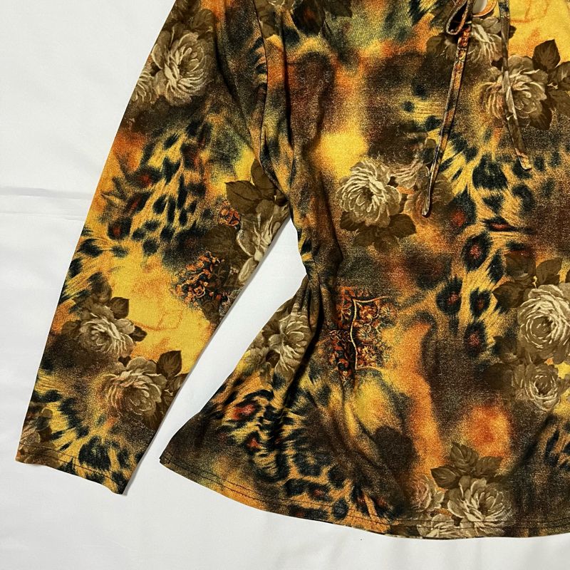 floral animal printted top, foto 4