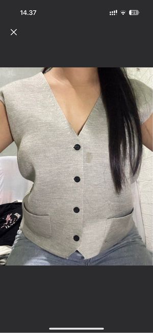 Vest / vest vintage / vest rajut /vest y2k / vest kantong