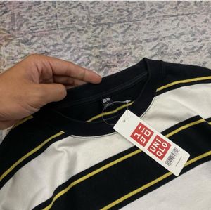 Uniqlo Biker Other Pria white black