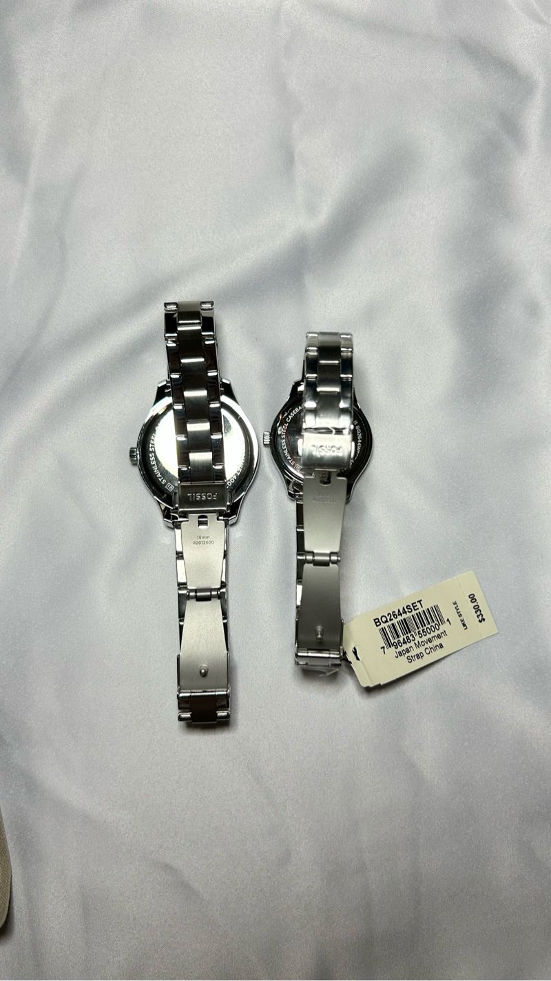 Brand NEW Fossil Couple Watch Set, foto 4