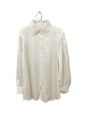 Kemeja Blouse putih satin silk