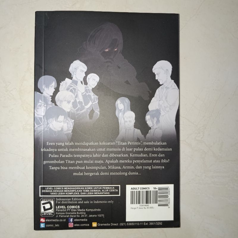Komik/manga Attack on Titan vol 32, foto 2