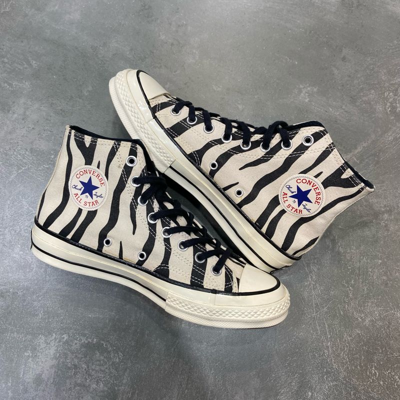 Converse CT All Star 70s Hi Animal Print Zebra Non Egret