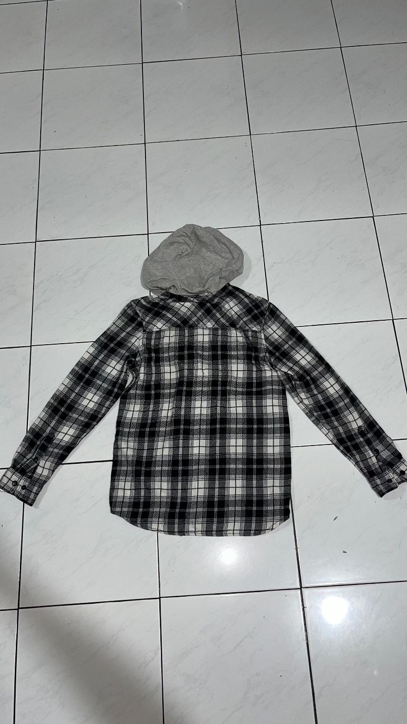 H&M FLANEL HOODIE, foto 4