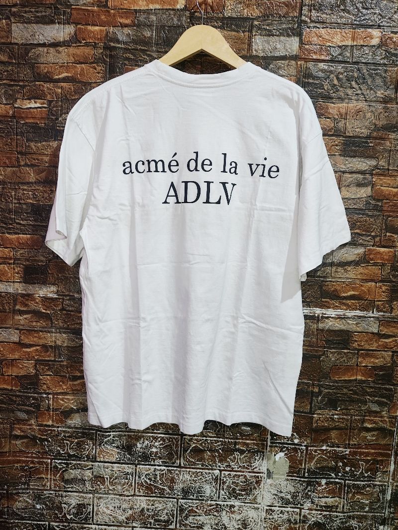 t-shirt adlv basic logo white original, foto 2