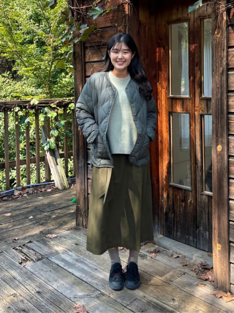 UNIQLO BELTED DRAPE SKIRT FLARED PANTS, foto 2