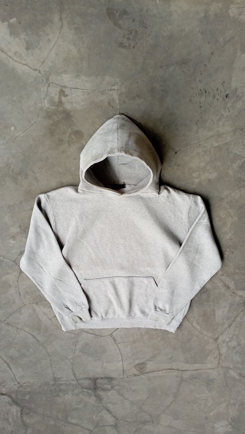 2000's Heavyweight Gray Boxy Hoodie, foto 2