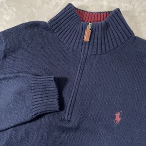 Halfzip ralph Lauren warna navy