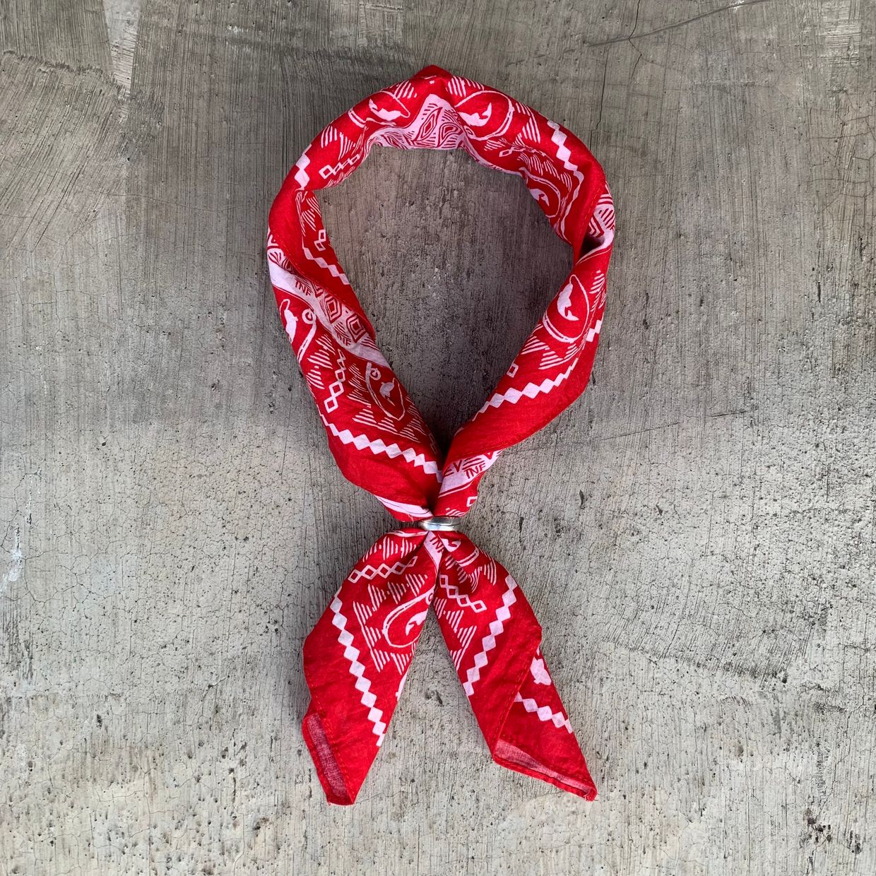 The North Face Vintage Streetwear Scarf Pria red