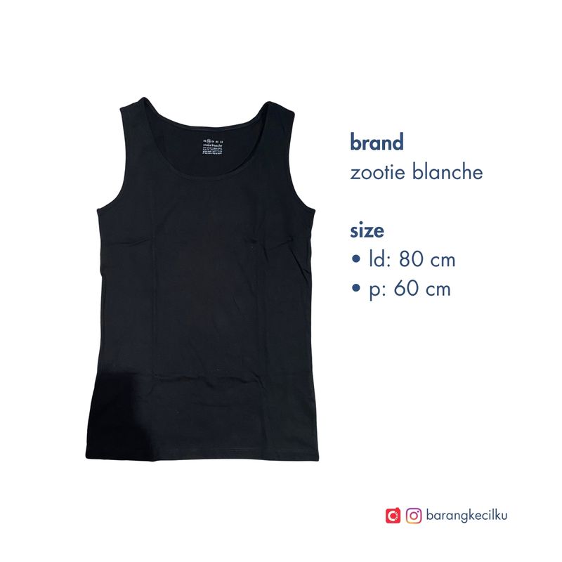 Black Sleeveless Top | Tank Top | Inner Top | Basic Top, foto 2