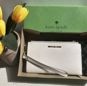 Long Wallet Michael Kors White